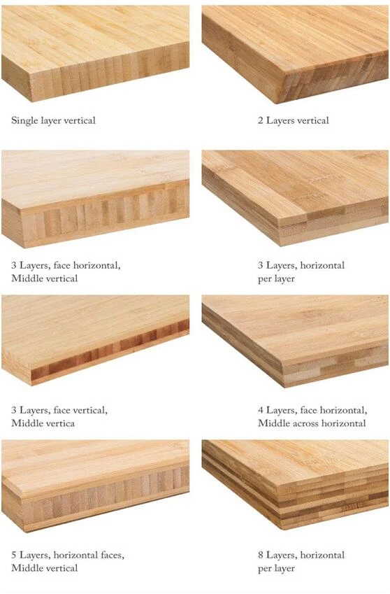 bamboo panels pressed